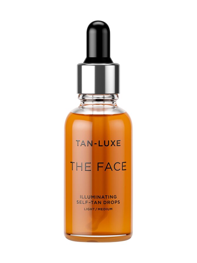 Self-tan face drops