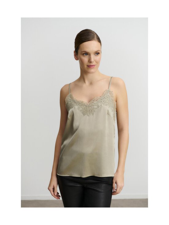 Rosemunde - RWJade Lace -naruolkaimellinen silkkitoppi - 163 ABBEY STONE | Stockmann - photo 3