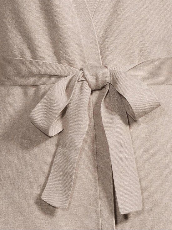 ESSENTIALS by Stockmann - Frederica Wrap -neuletakki - OATMEAL MEL | Stockmann - photo 4