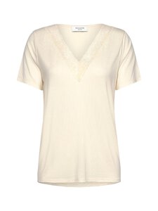 Rosemunde - RWBiarritz V-neck Lace t-paita - 037 IVORY | Stockmann