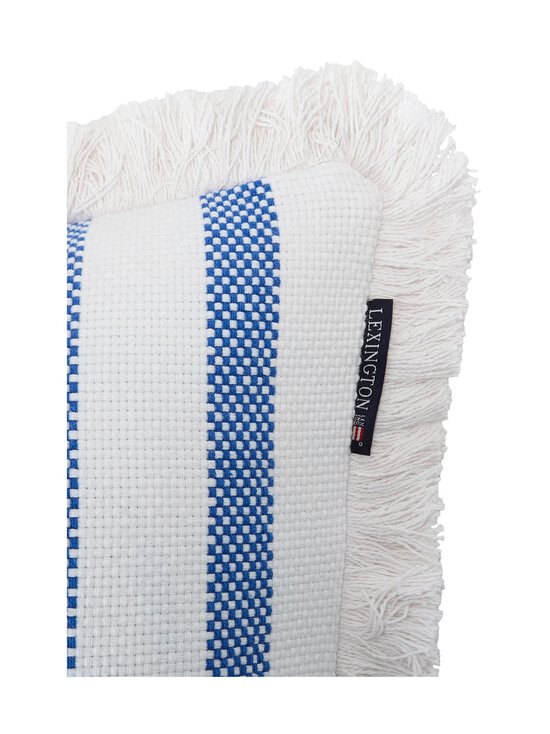 Lexington - Striped Fringe -sisustustyyny 30 x 50 cm - WHITE/SEA BLUE - photo 3 Lexington - Striped Fringe -sisustustyyny 30 x 50 cm - WHITE/SEA BLUE | Stockmann - photo 3