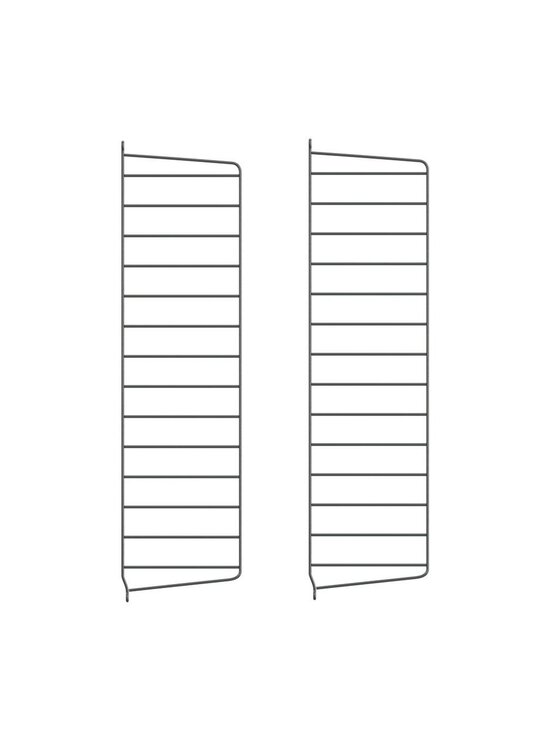 String - String System -seinäsivupaneelit tummanharmaa 75 x 20 cm - GREY | Stockmann - photo 1