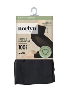 Norlyn - Comfy 100den -leggingsit - 1210 BLACK | Stockmann
