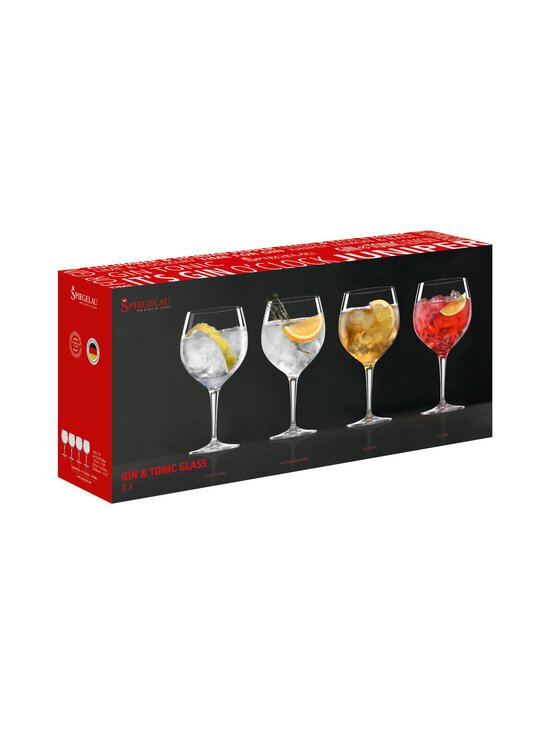 Spiegelau - Gin & Tonic Gift Box dzērienu glāzes 4 gab., 630 ml - CLEAR - photo 5 Spiegelau - Gin & Tonic Gift Box dzērienu glāzes 4 gab., 630 ml - CLEAR | Stockmann - photo 5