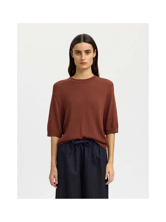 Selected - SlfMoon-neule - CHERRY MAHOGANY | Stockmann - photo 4