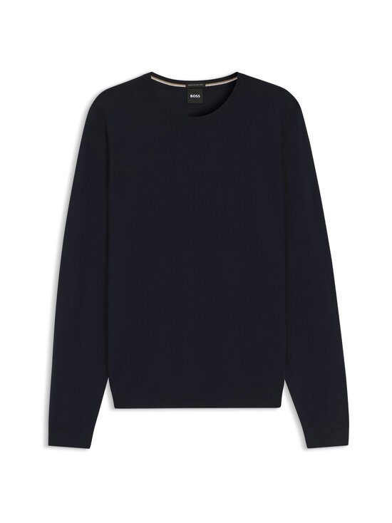 BOSS - Leno vilnas džemperis - 404 DARK BLUE | Stockmann - photo 1