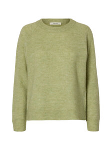 Selected - SlfLulu O-neck -neule - LINT DETAIL:MELANGE | Stockmann