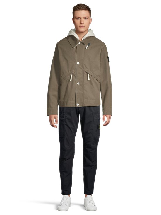 Stone Island - Puuvillatakki hupulla - V0054 MILITARY GREEN - photo 2 Stone Island - Puuvillatakki hupulla - V0054 MILITARY GREEN | Stockmann - photo 2