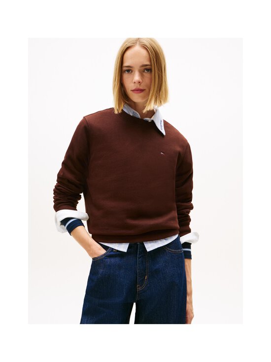 Tommy Jeans - Regular Flag Crew -collegepaita - GS7 RICH BROWN | Stockmann - photo 2