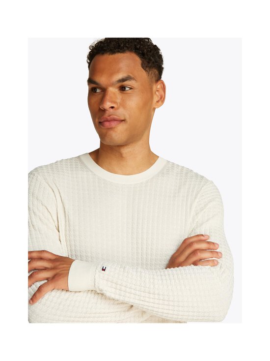 Tommy Hilfiger - Seersucker Texture -neule - Z00 IVORY PETAL - photo 6 Tommy Hilfiger - Seersucker Texture -neule - Z00 IVORY PETAL | Stockmann - photo 6