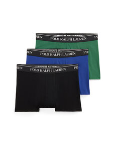 Polo Ralph Lauren - Bokserid Classic, 3 paari - 222 3PK BLK/VERANO GREEN/BLU YACHT | Stockmann