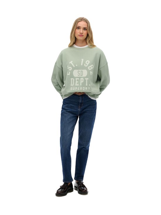 Superdry - Athletic Relaxed -collegepaita - 1KN LIGHT JADE GREEN | Stockmann - photo 1