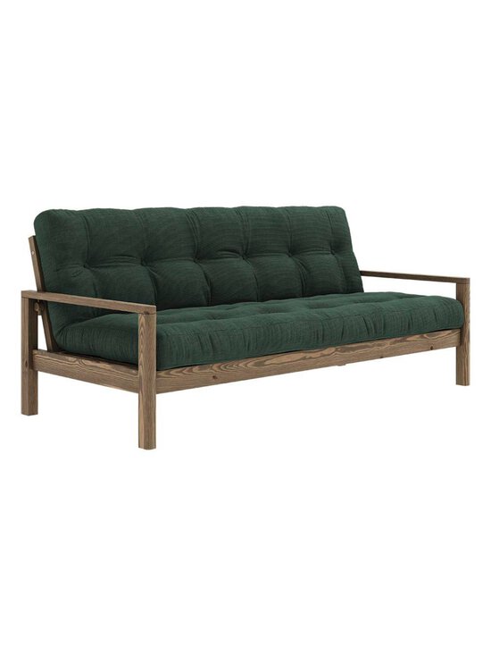 Karup Design - Knob-futonsohva Corduroy-kangas seaweed/carob brown L 205 cm - GREEN | Stockmann - photo 1