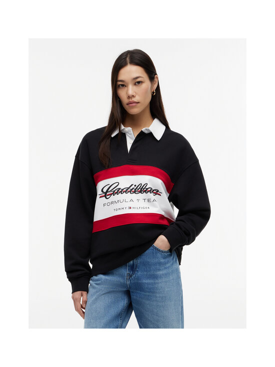 Tommy Hilfiger - Rugby-särk TH x CF1 Panelled Script - BDS BLACK | Stockmann - photo 4