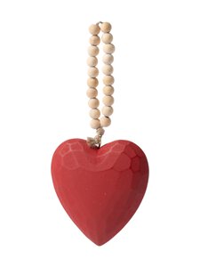 Pentik - Puusydän Ziemassvētku rotājums 10 cm - RED | Stockmann