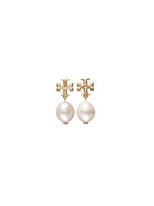 Tory Burch - Kira Pearls Drop -korvakorut - 709 TORY GOLD / IVORY | Stockmann