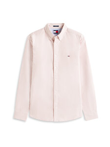 Tommy Jeans - Slim Stripe -kauluspaita - XL0 TERRACOTTA RED/STRIPES | Stockmann