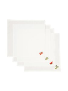 Casa Stockmann - Serve-lautasliina 4 kpl - WHITE | Stockmann