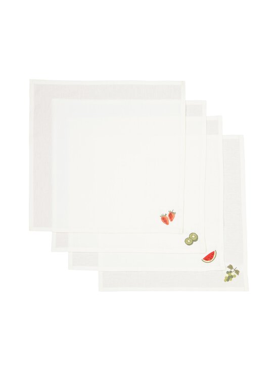 Casa Stockmann - Serve-lautasliina 4 kpl - WHITE | Stockmann - photo 1