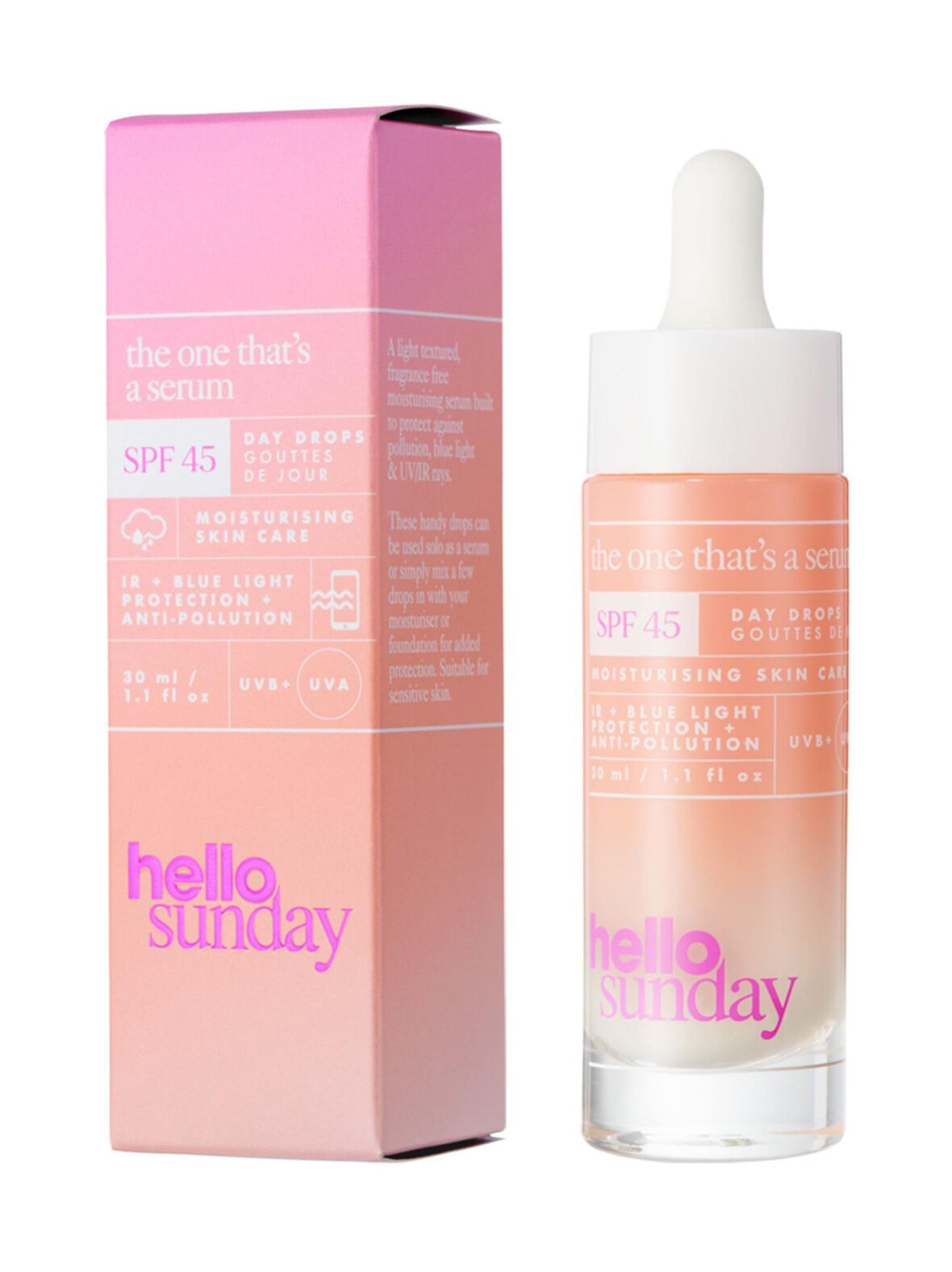 The one that´s a serum SPF drops SPF45 - kasvoseerumi 30 ml