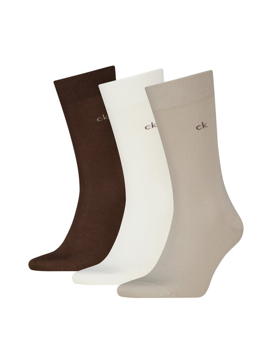 Calvin Klein - Sukat 3-pack - 009 BEIGE/BROWN | Stockmann - photo 1