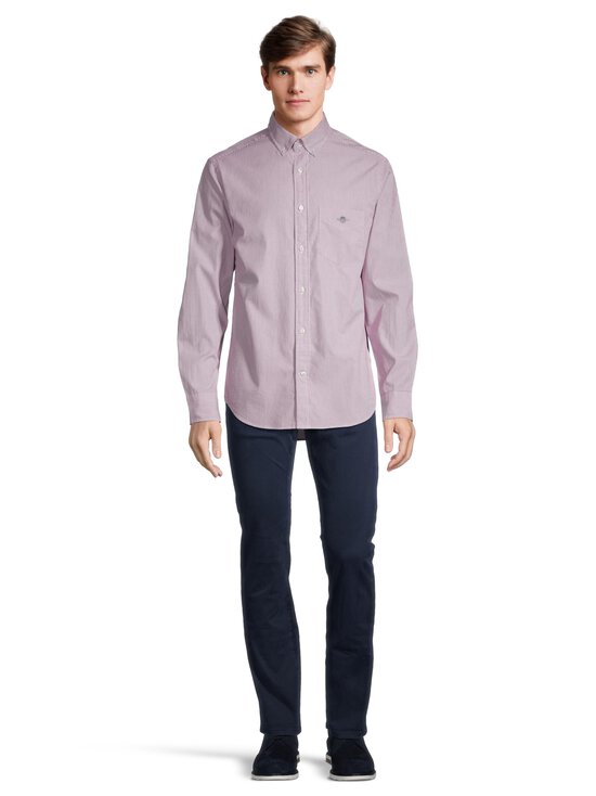 GANT - Triiksärk Regular Fit Poplin - 604 PLUMPED RED | Stockmann - photo 2