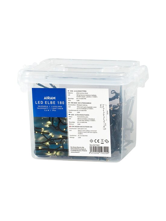 Airam - Elbe LED 180 -valosarja - VIHREÄ/KIRKAS - photo 1 Airam - Elbe LED 180 -valosarja - VIHREÄ/KIRKAS | Stockmann - photo 1