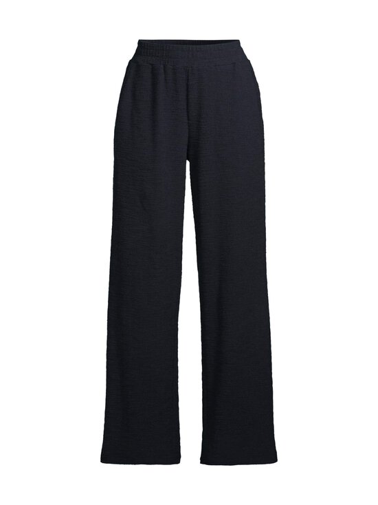 NOOM - Angela Wide Leg -trikoohousut - DK.NAVY | Stockmann - photo 1