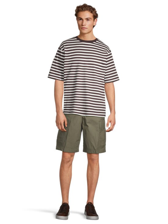 CONSTRUE - Fukuoka Stripe T-krekls - WHITE/DK. BROWN STRIPE | Stockmann - photo 2