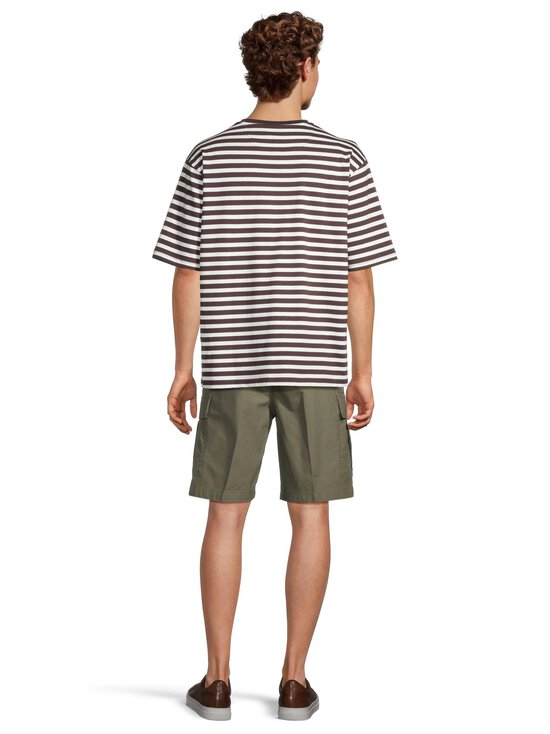 CONSTRUE - Fukuoka Stripe T-krekls - WHITE/DK. BROWN STRIPE | Stockmann - photo 3