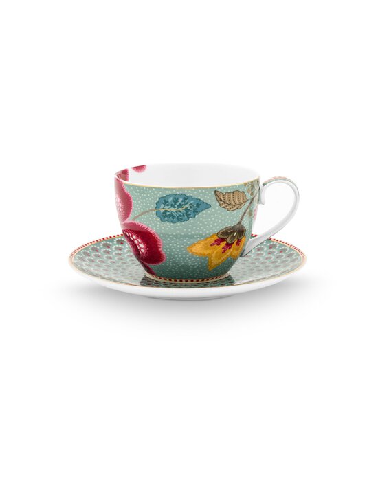 PIP Studio - Blooming Tales Fantasy - posliinikuppi- ja lautanen 300 ml - LIGHT BLUE | Stockmann - photo 1