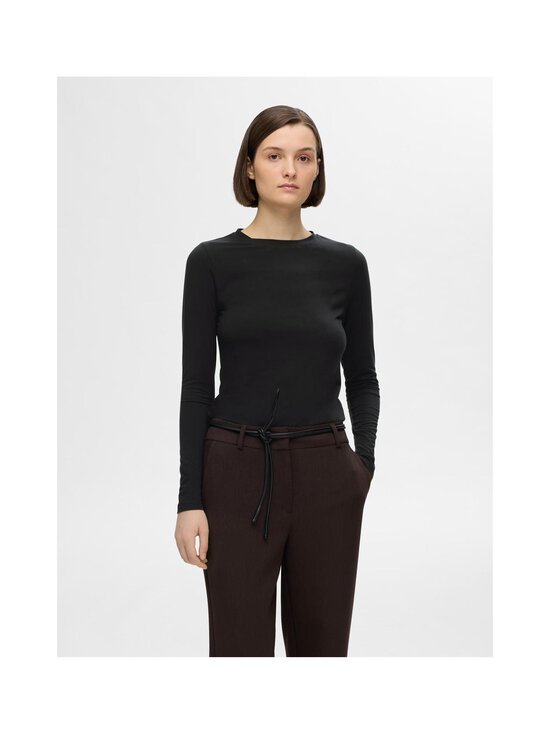 Selected - SlfManja-trikoopaita - BLACK - photo 4 Selected - SlfManja-trikoopaita - BLACK | Stockmann - photo 4