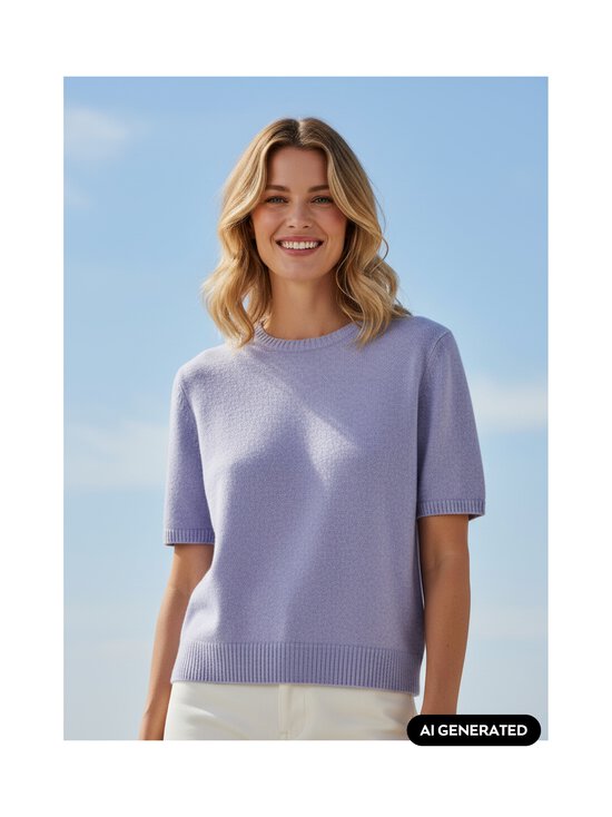 GANT - Alpaca Blend C-neck -neulepusero - 454 MISTY LAVENDER | Stockmann - photo 2