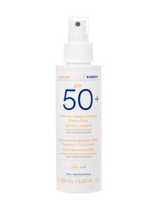 Korres - Päikesekaitsekreem Yoghurt SPF50 Sunscreen Spray Face & Body Emulsion Korres - Päikesekaitsekreem Yoghurt SPF50 Sunscreen Spray Face & Body Emulsion | Stockmann