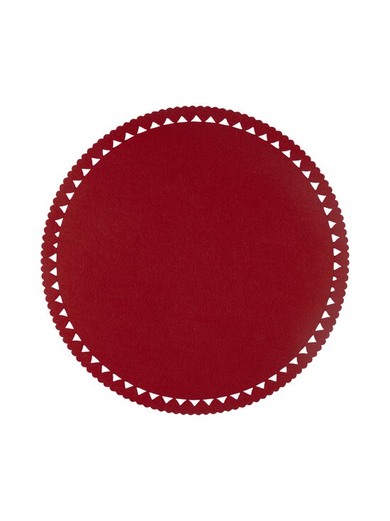 Pentik - Sydän- huopainen pöytätabletti, 38 cm - RED | Stockmann - photo 1