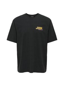 Only & Sons - OnsSeb t-paita - JET BLACK PRINT:BASS & BEYOND | Stockmann