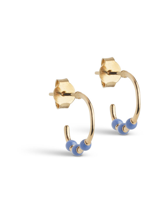 ENAMEL Copenhagen - Lola Small riņķa auskari - CORNFLOWER | Stockmann - photo 1