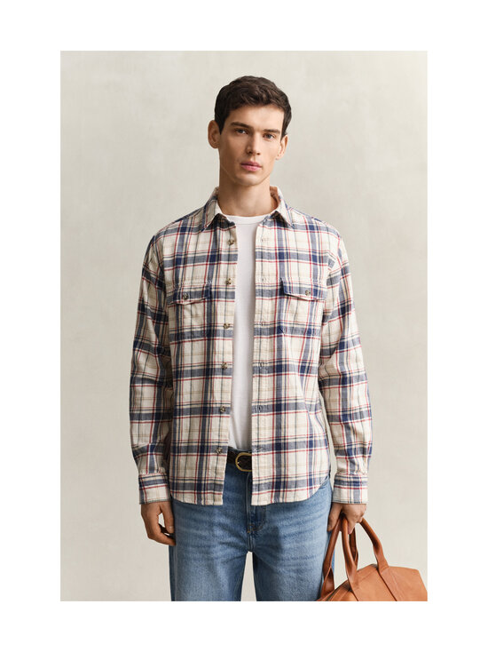 GANT - Regular Twill Patch Pocket krekls ar apkakli - 119 CREAMED WHITE | Stockmann - photo 2