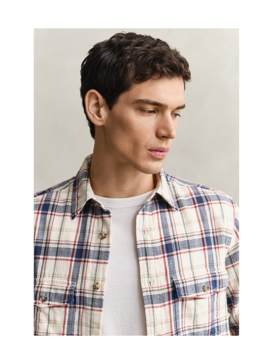 GANT - Regular Twill Patch Pocket krekls ar apkakli - 119 CREAMED WHITE | Stockmann - photo 4