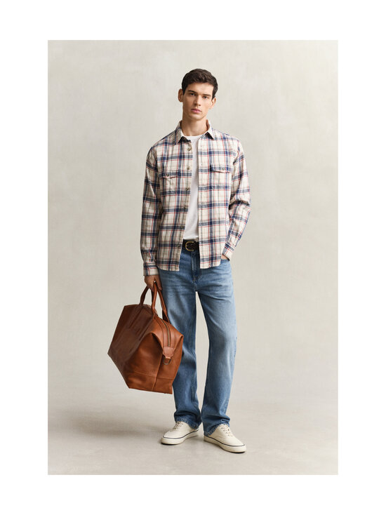 GANT - Regular Twill Patch Pocket krekls ar apkakli - 119 CREAMED WHITE | Stockmann - photo 5