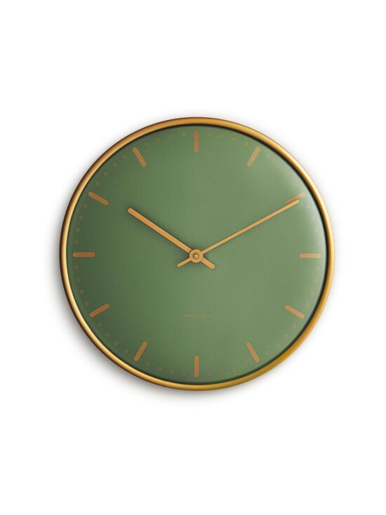 Arne Jacobsen - City Hall Wall -kello Ø 21 - GREEN | Stockmann - photo 1