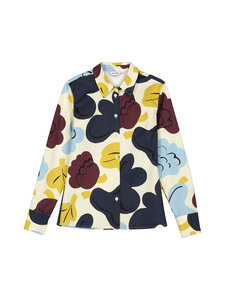 Marimekko - Spontaani Kukasta Kukkaan krekls - 259 LT. YELLOW, LT. BLUE, DK. BLUE | Stockmann