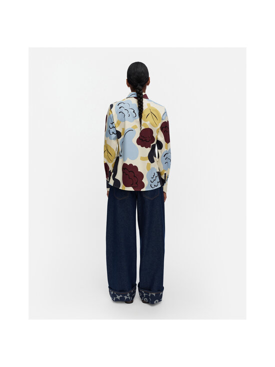 Marimekko - Spontaani Kukasta Kukkaan krekls - 259 LT. YELLOW, LT. BLUE, DK. BLUE | Stockmann - photo 3
