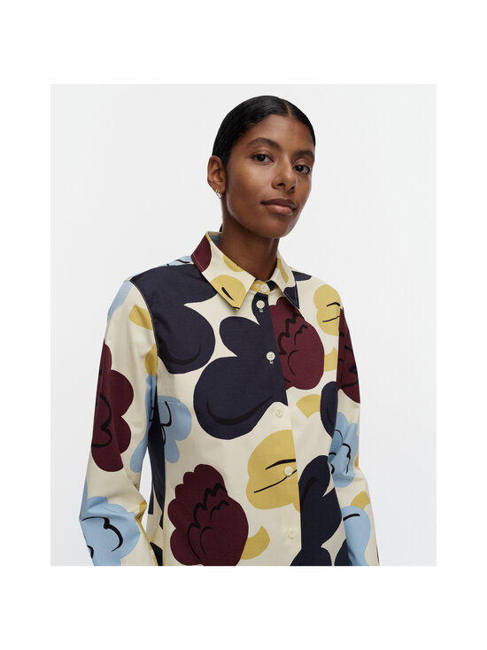 Marimekko - Spontaani Kukasta Kukkaan krekls - 259 LT. YELLOW, LT. BLUE, DK. BLUE | Stockmann - photo 5