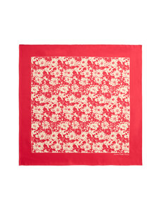 Lauren Ralph Lauren - Floral-neliöhuivi - CRUISE RED | Stockmann