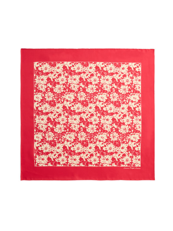 Lauren Ralph Lauren - Floral-neliöhuivi - CRUISE RED | Stockmann - photo 1