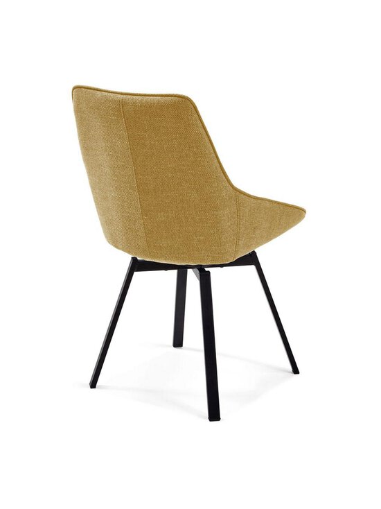 Kave Home - Jenna-tuoli keltainen chenille-kangas - BEIGE | Stockmann - photo 2