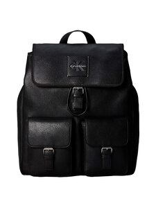 Calvin Klein Bags & Accessories - Bold Pebble Flap -reppu - UB1 BLACK | Stockmann