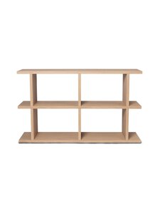 Ferm Living - Kona Bookcase 2x2 -kirjahylly - NATURAL | Stockmann