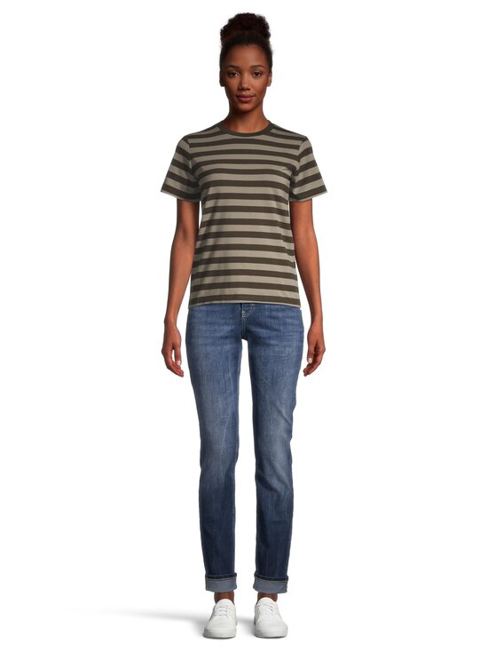 NOOM - Callie T-paita - DK.KHAKI GREEN/LT.GREEN STRIPE - photo 2 NOOM - Callie T-paita - DK.KHAKI GREEN/LT.GREEN STRIPE | Stockmann - photo 2